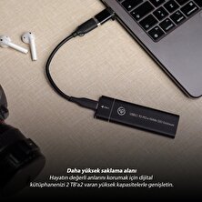 Npo DK02 Nvme M.2 900/1000MB/S 256GB Usb-A/type-C Kablolu Taşınabilir Harici SSD