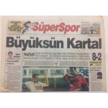 Gökçe Koleksiyon Hürriyet Gazetesi Süper Spor Eki 25 Mart 1995 - Büyüksün Kartal   GZ23126