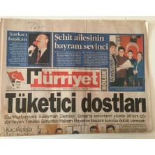 Gökçe Koleksiyon Hürriyet Gazetesi  Bölge Eki - 14 Mart 2000 - Süleyman Demirelden Tüketici Heyetine Ödül   -  GZ43932