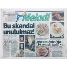 Gökçe Koleksiyon Sabah Gazetesi Melodi Eki 3 Ağustos 1996 - Bu Skandal Unutulmaz   GZ42576