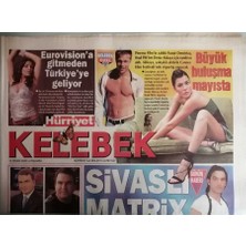 Gökçe Koleksiyon Hürriyet Gazetesi Kelebek Eki 13 Nisan 2005 Sadri Alışıkın Tayvan Modeliyim - Sivaslı Matrix -GZ44836