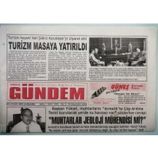 Gökçe Koleksiyon Giresun Gündem Gazetesi 21 Eylül 2005 Giresun Çevre ve Orman Il Müdürü Ali Hıdırdan Çağrı - GZ44279