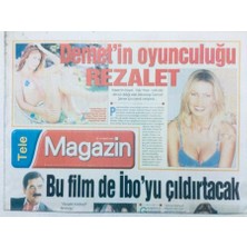 Gökçe Koleksiyon Akşam Gazetesi Magazin Eki 24 Ağustos 2001 - Yabancıların Tercihi Aysun Kayacı   GZ41577