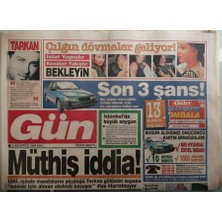 Gökçe Koleksiyon Gün Gazetesi 2 Ağustos 1994 Müthiş Iddia -GZ37948