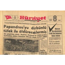 Gökçe Koleksiyon Hürriyet Gazetesi 14 Temmuz 1964 - Prens Rainier Ile Armatör Onasisin Arası Açıldı  GZ113766