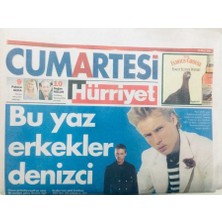 Gökçe Koleksiyon Hürriyet Gazetesi Cumartesi Eki  - 13 Mart 2004 - Bu Yaz Erkekler Denizci   GZ43456