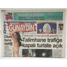 Gökçe Koleksiyon Sabah Günaydın Gazetesi  27 Haziran 2004  - Talimhane Trafiğe Kapalı Turiste Açık   GZ5557