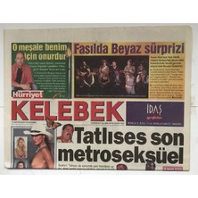 Gökçe Koleksiyon Hürriyet Gazetesi Kelebek Eki 13 Mayıs 2004  - Fasılda Beyaz Sürprizi   GZ5278