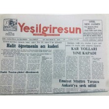 Gökçe Koleksiyon Yeşil Giresun Gazetesi 25 Şubat 2003 - Dypde Başar Dönemi Başladı   GZ40774