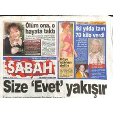 Gökçe Koleksiyon Sabah Gazetesi 30 Nisan 2004 - Piyasalarda Çin Virüsü Sarsıntısı  GZ113488