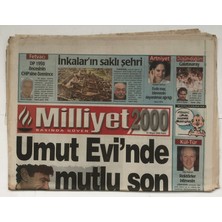 Gökçe Koleksiyon Milliyet 2000 Gazetesi 21 Mayıs 2000 - Umut Evi Nde Mutlu Son GZ5779