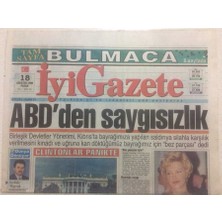 Gökçe Koleksiyon Iyi Gazete 18 Ağustos 1996 - Candan Erçetinin Örtülü Klibi   GZ38181