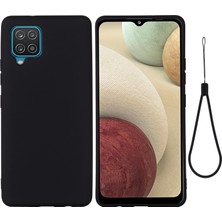 Seashell Digital Sıvı Silikon Silky-Yumuşak Touch Tam Vücut Koruma Şok Geçirmez Kılıf Kapağı Samsung Galaxy M32 (Global Versiyon) -Black (Yurt Dışından)