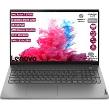 Lenovo Ideapad Amd Ryzen 7 5700U 8 GB 512 GB SSD 15.6" Fhd Freedos Taşınabilir Bilgisayar 82KU00T7TX