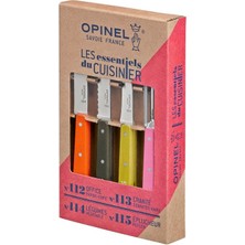 Opinel Fifties 4 Essentials Renkli Mutfak Bıçağı Seti