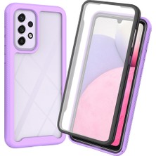 Seashell Digital Samsung Galaxy A73 5g Için Pc+Tpu Hibrid Telefon Kılıfı, Pet Screen Koruyucu-Doğru ile Tam Korumalı Kapak (Yurt Dışından)