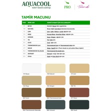 Aquacool Su Bazlı Çatlak Giderici  Hızlı Kuruyan Ahşap Tamir Dolgu Macunu 200 gr
