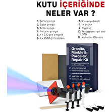 NNREPAIR Klozet, Lavabo, Tezgah, Küvet, Jakuzi, Fayans, Porselen Vb. Tamir Kiti 3 Farklı Renk Içerir.