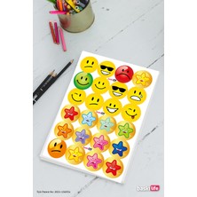 Baskı Life Emoji Ödev Etiket Sticker Emoji Öğretmen  Etiketleri 210  Adet