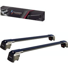 Thunder Chery Tiggo 8 2023 2024 2025 Siyah Kilitli Ara Atkı Taşıyıcı Çıta Bar