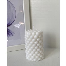 Selins Art Candle Silindir Bubble Mum