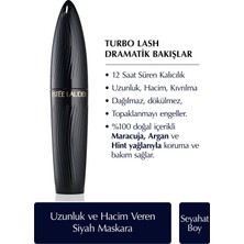 Estee Lauder Seyahat Boy Siyah Maskara - Turbo Lash Hacim ve Uzunluk Veren Maskara, Renk: Black/siyah