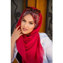 Aişe Tesettür Batik Desenli Hazır Şal