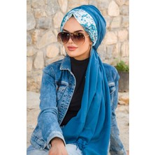 Aişe Tesettür Büzgülü Hazır Şal - 50601