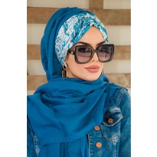 Aişe Tesettür Büzgülü Hazır Şal - 50601