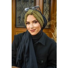 Aişe Tesettür Büzgülü Hazır Şal - 50601