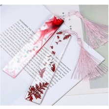 Tinky Winky Epoksi Silikon Büyük Boy Kitap Ayracı Kalıbı + 10 Adet Karışık Renk Püskül