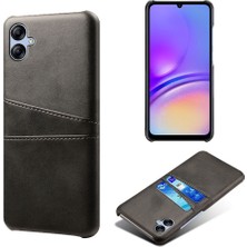 Cool-M Case Samsung Galaxy A05 4g Şok Geçirmez Pu Deri+Pc Kart Tutucu Telefon Geri Kabuk (Yurt Dışından)