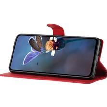 Cool-M Case Samsung Galaxy A05 4g Anti-Dalgalı Çiçek Manyetik Deri Cüzdan Cep Telefonu Kapağı (Yurt Dışından)