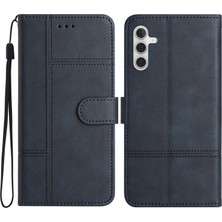 Cool-M Case Samsung Galaxy A35 5g Cowhide Doku Deri Telefon Kapağı Kullanışlı Kayış (Yurt Dışından)