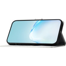 Cool-M Case Samsung Galaxy A35 5g Kullanışlı Kayış Ipek Doku Deri Deri Stand Telefon Kapağı (Yurt Dışından)