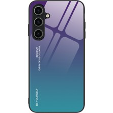 Cool-M Case Samsung Galaxy A25 5g Gradyan Renk Temsilli Cam Pc Tpu Telefon Kapağı (Yurt Dışından)