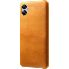 Cool-M Case Samsung Galaxy A05 4g Buzağı Dokusu Pu Derisi + Pc Telefon Kılıfı Kıç Çizelge Anti Telefon Kapağı (Yurt Dışından)