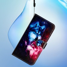 Cool-M Case Samsung Galaxy A35 5g Manyetik Kılıf Deseni Baskı Pu Deri Telefon Stand Kapağı (Yurt Dışından)