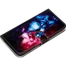 Cool-M Case Samsung Galaxy A35 5g Manyetik Kılıf Deseni Baskı Pu Deri Telefon Stand Kapağı (Yurt Dışından)