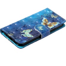 Cool-M Case Samsung Galaxy A35 5g 3D Desen Baskı Deri Cüzdan Cep Telefonu Kapağı (Yurt Dışından)