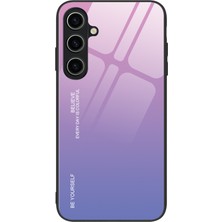 Cool-M Case Samsung Galaxy A05S 4g Koruyucu Vaka Gradyan Renk Temsilli Cam Pc Tpu Telefon Kapağı (Yurt Dışından)