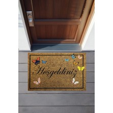 Ogi Home Kapı Önü Paspas Kaymaz Tabanlı 45*65 Dijital Baskılı