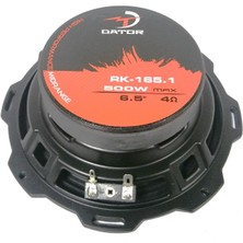 Dator 16 cm Midrange RK-165.1 100W Rms 400W Maksimum Güç Bullet Göbek