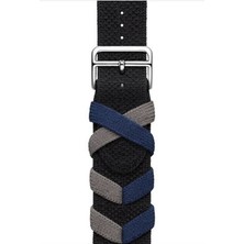 Psgt El Yapımı Kayış Apple Saat Uyumlu BANDI42-44-45-49MM Örgülü Saat Kayışı Hms 2024