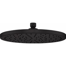 E.C.A Eca Myra Yuvarlak Duş Başlığı 25X25 Mat Siyah Renkli 102145030C1