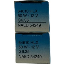 Osram 64610 Hlx 50W 12V G6.35 Duylu Brl Mikroskop Lambası (2 Adet)