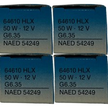 Osram 64610 Hlx 50W 12V G6.35 Duylu Brl Mikroskop Lambası (4 Adet)