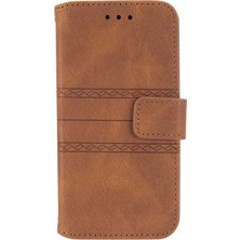 Seashell Digital Samsung Galaxy Z Fold2 5g Pratik Cüzdan Kart Yuvaları Telefon Flip Case Baskılı Desen Anti-Çizelge Şık Pu Deri+Tpu Telefon Kapağı Stand-Brown (Yurt Dışından)