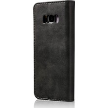 Seashell Digital Samsung Galaxy S8 Plus G955-BLACK Için Cüzdan Standı Deri Kasa Aksesuarı (Yurt Dışından)