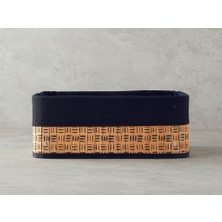 English Home Stripy Bambu Sepet Naturel